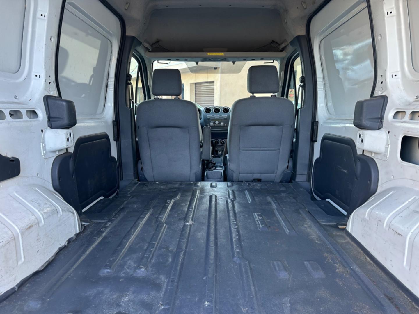 2012 White /Black Ford Transit Connect XLT with Rear Door Glass (NM0LS7BN0CT) with an 2.0L L4 DOHC 16V engine, 4-Speed Automatic transmission, located at 30 S. Berkeley Avenue, Pasadena, CA, 91107, (626) 248-7567, 34.145447, -118.109398 - Great price point for a work van. - Photo#11